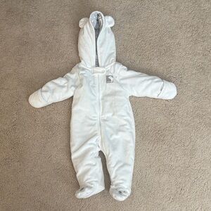 Carter's Soft White Bear Footie